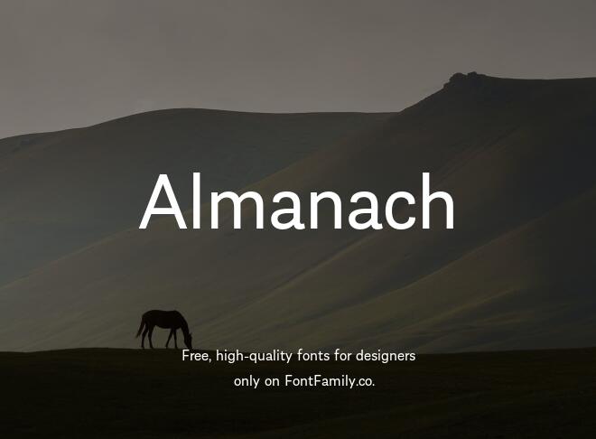 Almanach Font