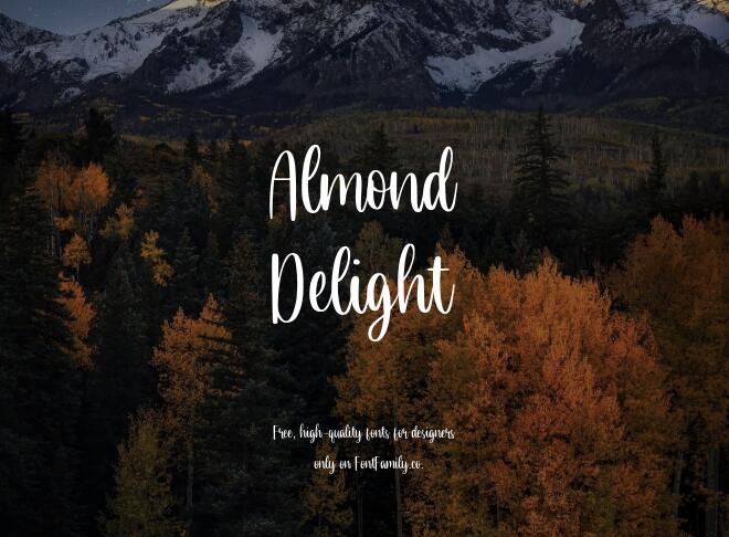 Almond Delight Font