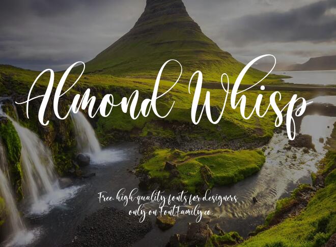 Almond Whisp Font