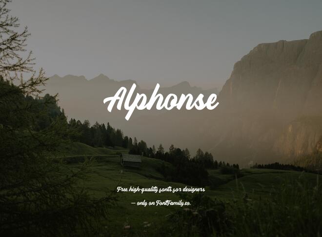 Alphonse Font