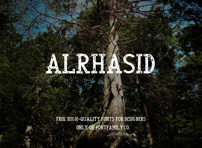Alrhasid Font