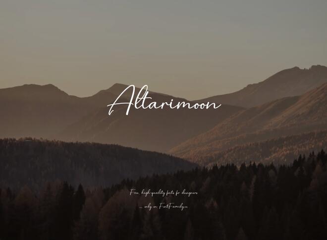 Altarimoon Font