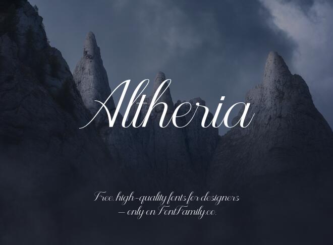 Altheria Font
