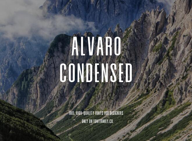 Alvaro Condensed Font