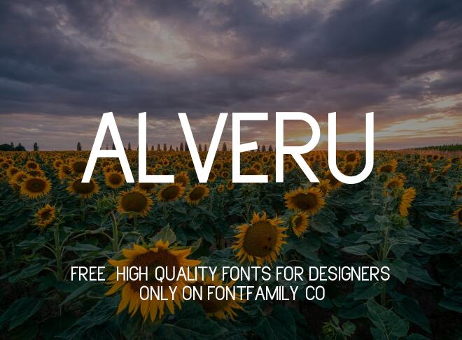 Alveru Font