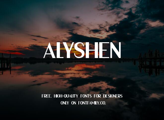 Alyshen Font