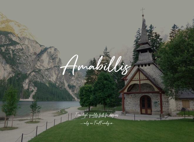 Amabillis Font
