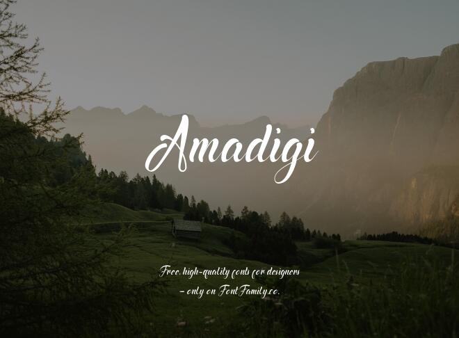 Amadigi Font