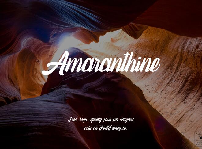 Amaranthine Font