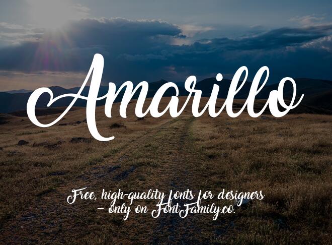 Amarillo Font