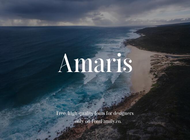 Amaris Font