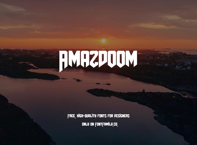 Amazdoom Font