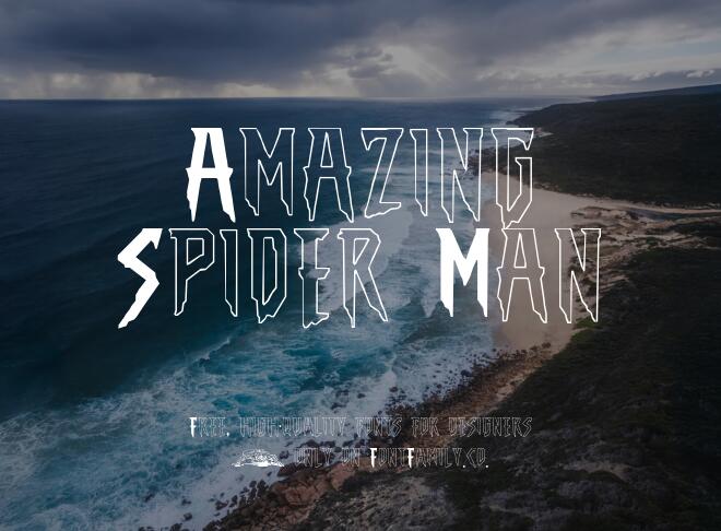 Amazing Spider Man Font