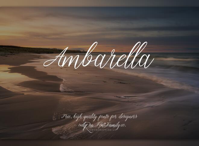 Ambarella Font
