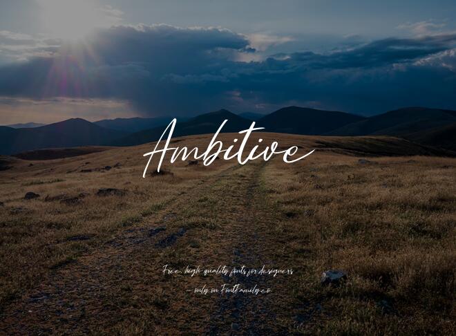 Ambitive Font