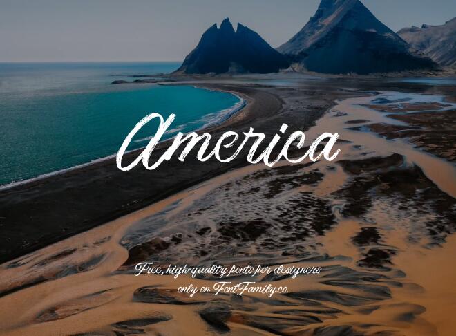 America Font