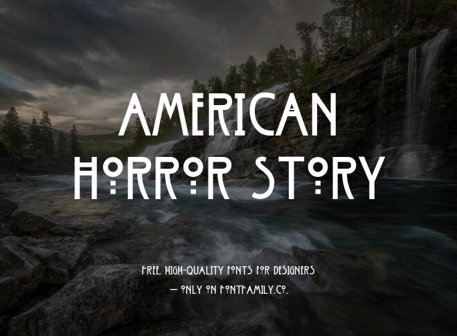 American Horror Story Font