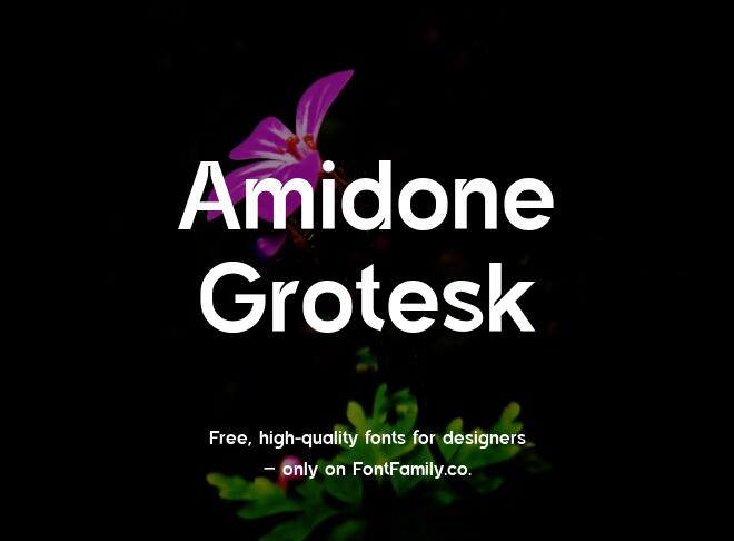Amidone Grotesk Font