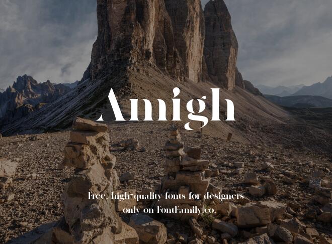 Amigh Font