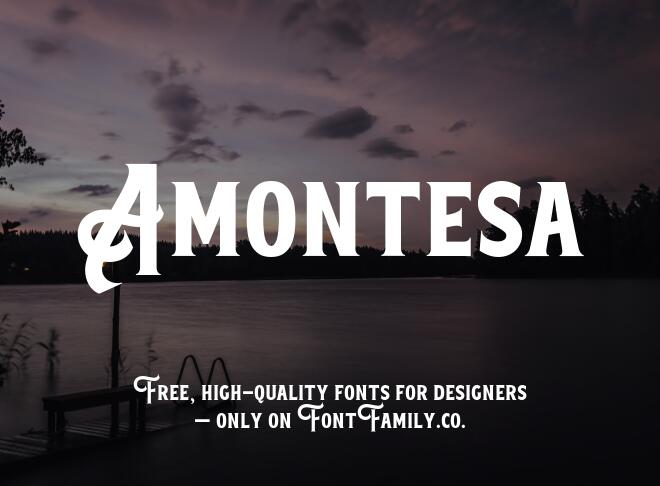 Amontesa Font