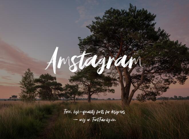 Amstagram Font