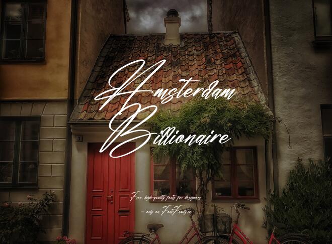 Amsterdam Billionaire Font