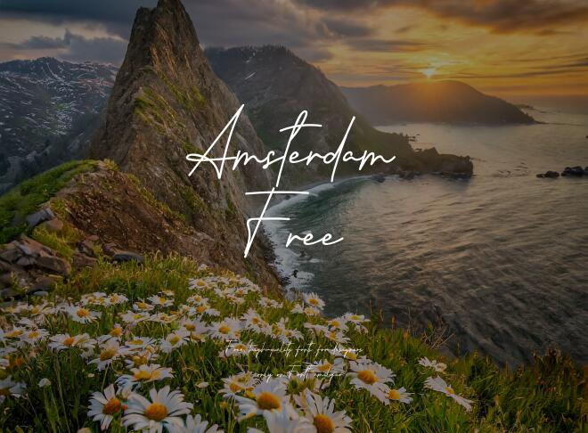 Amsterdam Free Font