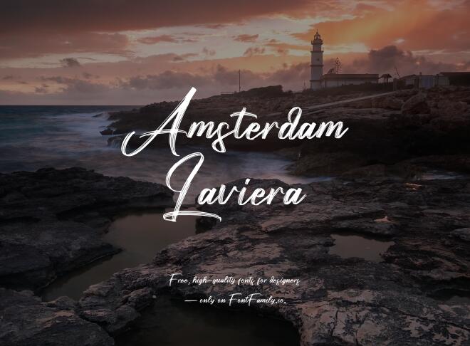 Amsterdam Laviera Font