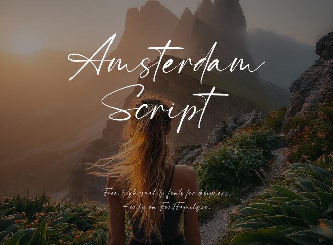 Amsterdam Script Font