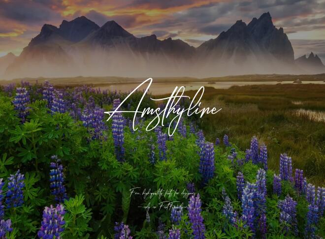 Amsthyline Font