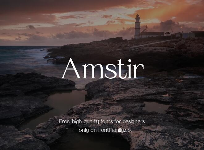 Amstir Font