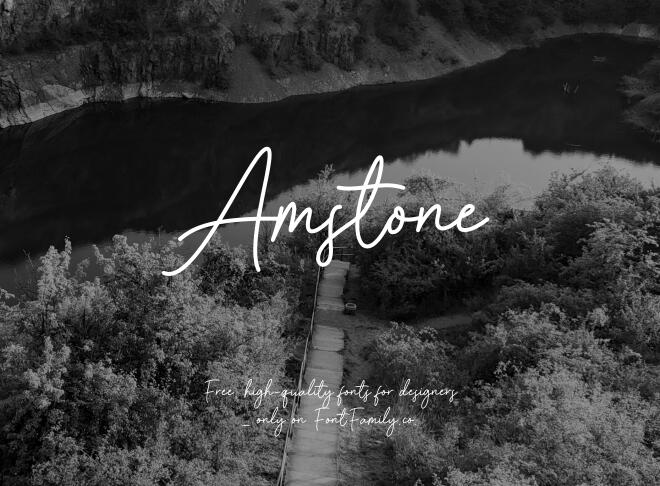 Amstone Font