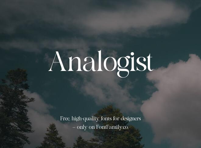 Analogist Font