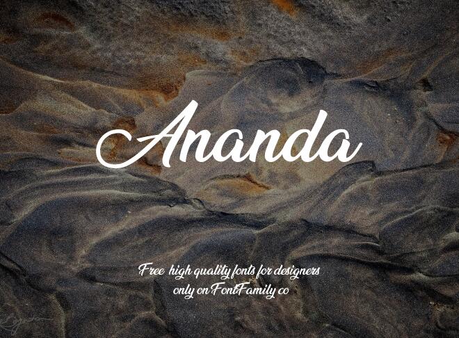 Ananda Font