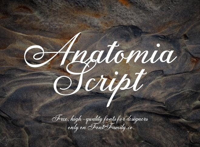 Anatomia Script Font
