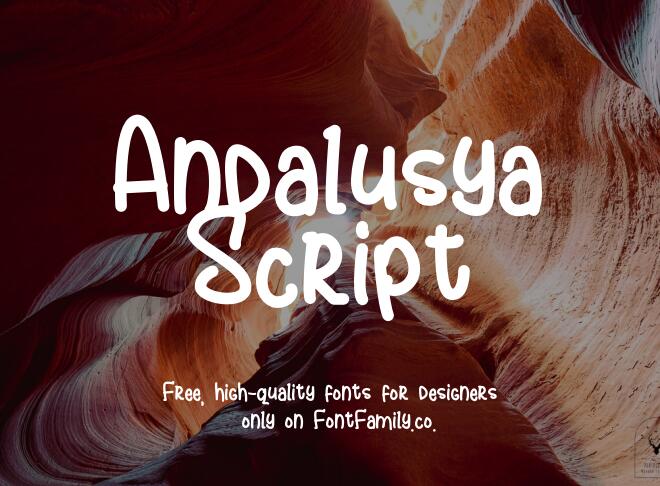 Andalusya Script Font