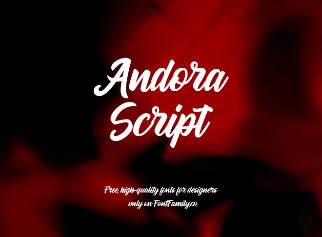 Andora Script Font