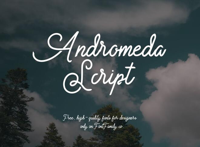 Andromeda Script Font