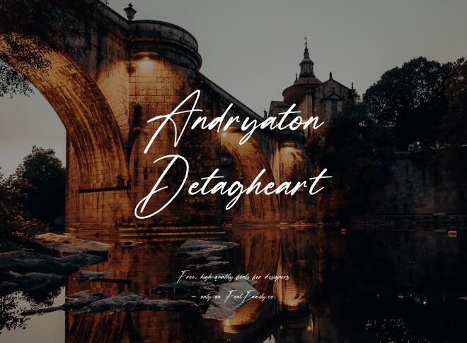 Andryaton Detagheart Font