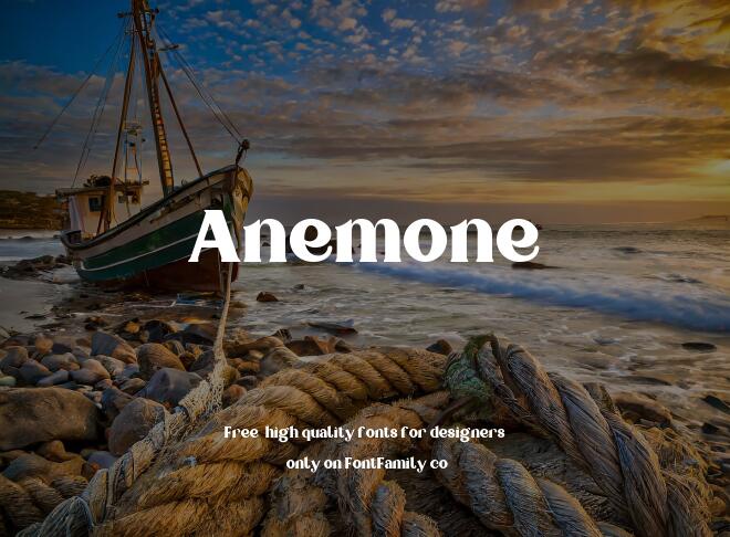 Anemone Font