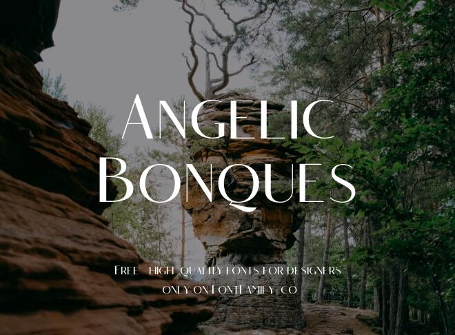 Angelic Bonques Font