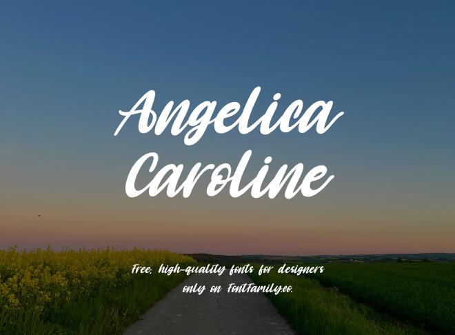 Angelica Caroline Font