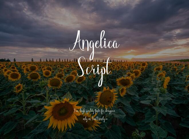 Angelica Script Font