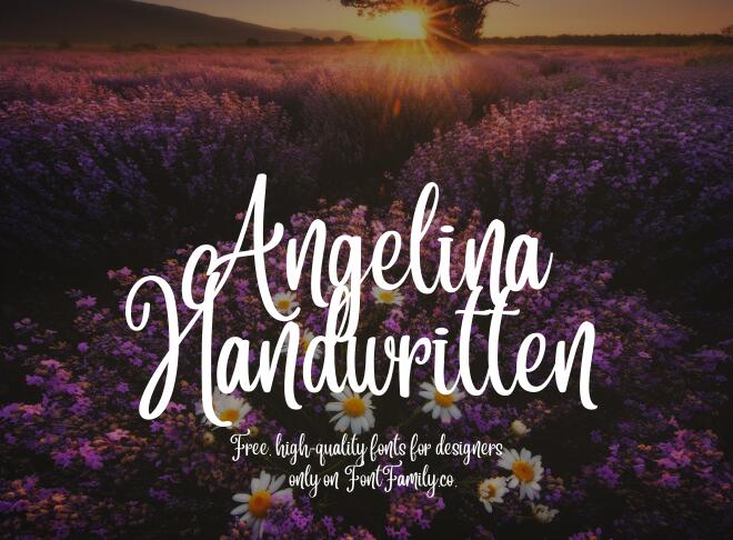 Angelina Handwritten Font