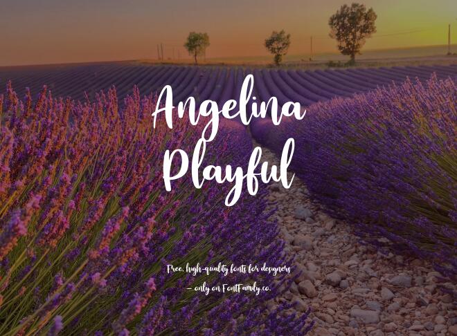 Angelina Playful Font
