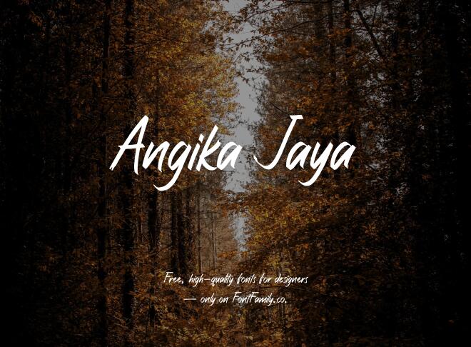 Angika Jaya Font