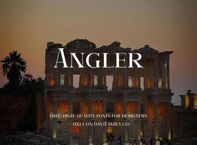 Angler Font
