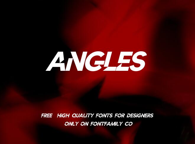 Angles Font