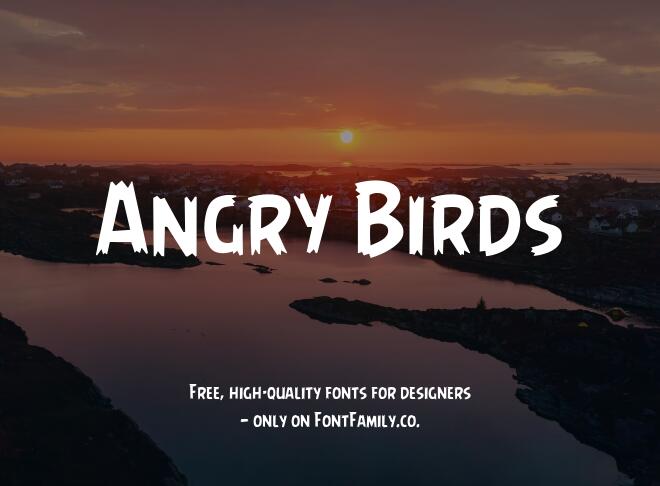 Angry Birds Font