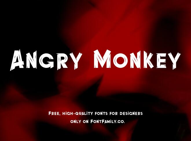 Angry Monkey Font